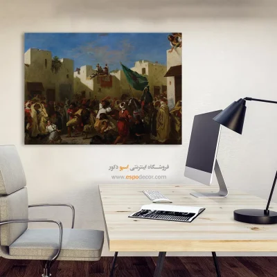 تابلو نقاشی های اوژن دلاکروا - اسپو دکور