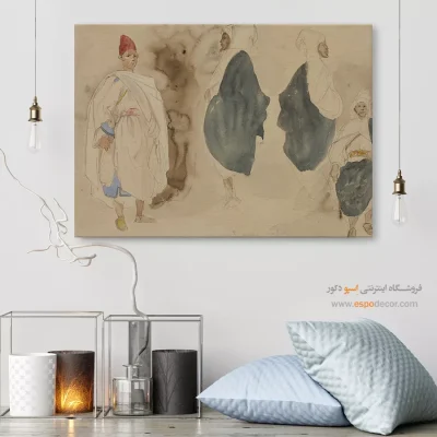 تابلو نقاشی های اوژن دلاکروا - اسپو دکور