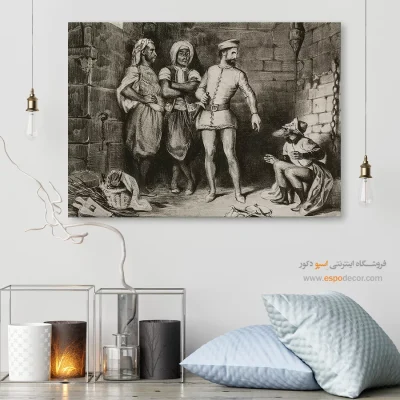 تابلو نقاشی های اوژن دلاکروا - تابلو نقاشی های اوژن دلاکروا – اسپو دکور – Espodecor