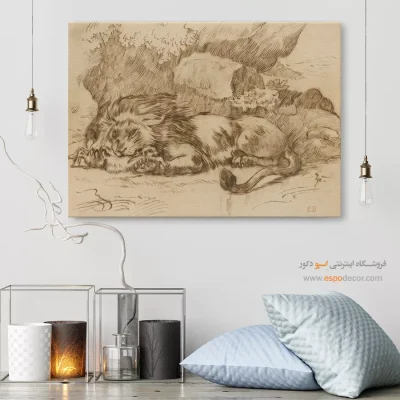 تابلو نقاشی های اوژن دلاکروا - اسپو دکور