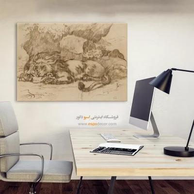 تابلو نقاشی های اوژن دلاکروا - اسپو دکور