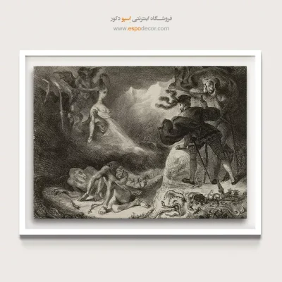 تابلو نقاشی های اوژن دلاکروا - تابلو نقاشی های اوژن دلاکروا – اسپو دکور – Espodecor