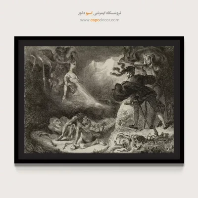 تابلو نقاشی های اوژن دلاکروا - تابلو نقاشی های اوژن دلاکروا – اسپو دکور – Espodecor