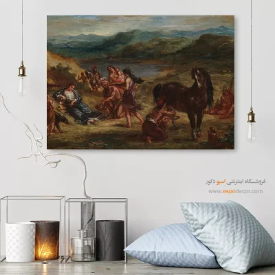 تابلو نقاشی های اوژن دلاکروا - اسپو دکور