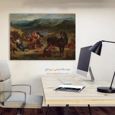 تابلو نقاشی های اوژن دلاکروا - اسپو دکور