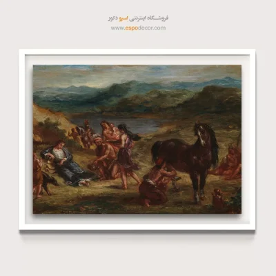تابلو نقاشی های اوژن دلاکروا - اسپو دکور