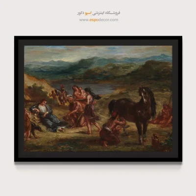 تابلو نقاشی های اوژن دلاکروا - اسپو دکور