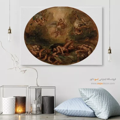 تابلو نقاشی های اوژن دلاکروا - تابلو نقاشی های اوژن دلاکروا – اسپو دکور – Espodecor