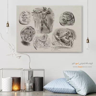 تابلو نقاشی های اوژن دلاکروا - تابلو نقاشی های اوژن دلاکروا – اسپو دکور – Espodecor