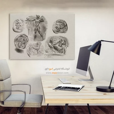 تابلو نقاشی های اوژن دلاکروا - تابلو نقاشی های اوژن دلاکروا – اسپو دکور – Espodecor