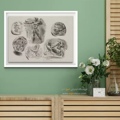 تابلو نقاشی های اوژن دلاکروا - تابلو نقاشی های اوژن دلاکروا – اسپو دکور – Espodecor