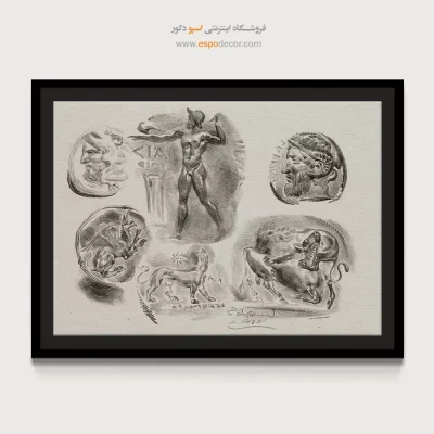 تابلو نقاشی های اوژن دلاکروا - تابلو نقاشی های اوژن دلاکروا – اسپو دکور – Espodecor