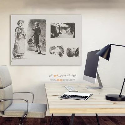 تابلو نقاشی های اوژن دلاکروا - اسپو دکور