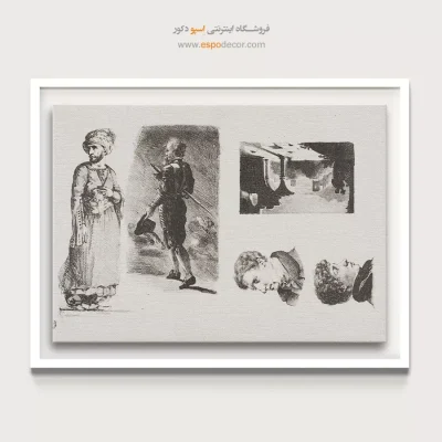 تابلو نقاشی های اوژن دلاکروا - اسپو دکور