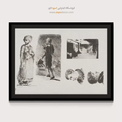 تابلو نقاشی های اوژن دلاکروا - اسپو دکور