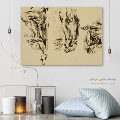 تابلو نقاشی های اوژن دلاکروا - اسپو دکور