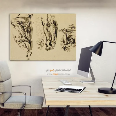 تابلو نقاشی های اوژن دلاکروا - اسپو دکور