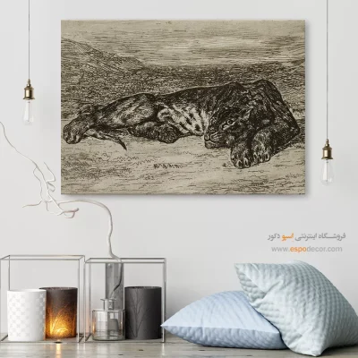 تابلو نقاشی های اوژن دلاکروا - اسپو دکور