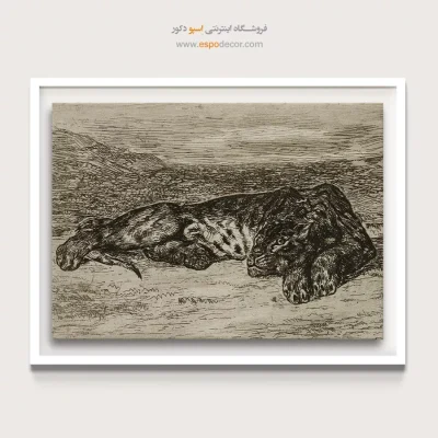 تابلو نقاشی های اوژن دلاکروا - اسپو دکور