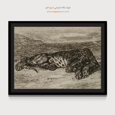 تابلو نقاشی های اوژن دلاکروا - اسپو دکور