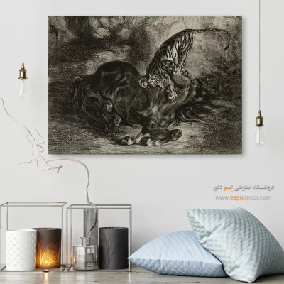 تابلو نقاشی های اوژن دلاکروا - اسپو دکور