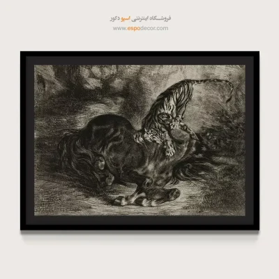 تابلو نقاشی های اوژن دلاکروا - اسپو دکور