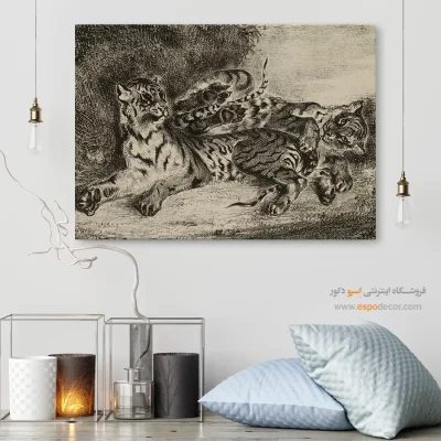 تابلو نقاشی های اوژن دلاکروا - اسپو دکور