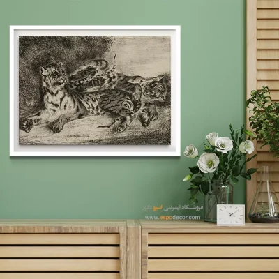 تابلو نقاشی های اوژن دلاکروا - اسپو دکور