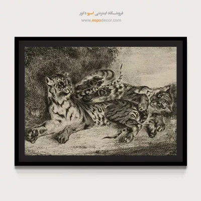 تابلو نقاشی های اوژن دلاکروا - اسپو دکور