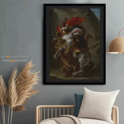 تابلو نقاشی های اوژن دلاکروا - اسپو دکور