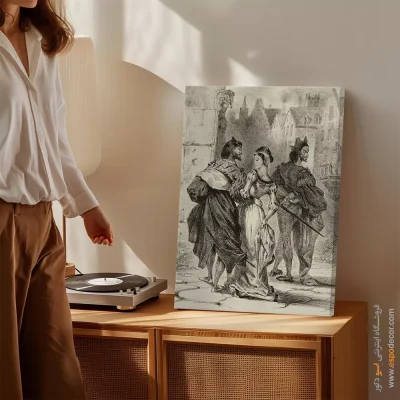 تابلو نقاشی های اوژن دلاکروا - اسپو دکور