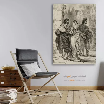 تابلو نقاشی های اوژن دلاکروا - اسپو دکور
