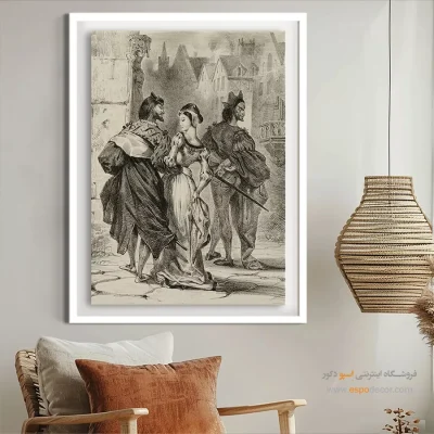 تابلو نقاشی های اوژن دلاکروا - اسپو دکور