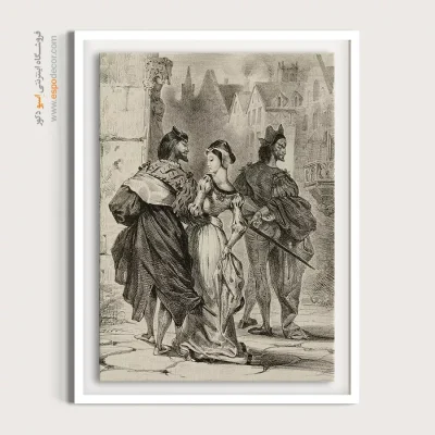 تابلو نقاشی های اوژن دلاکروا - اسپو دکور