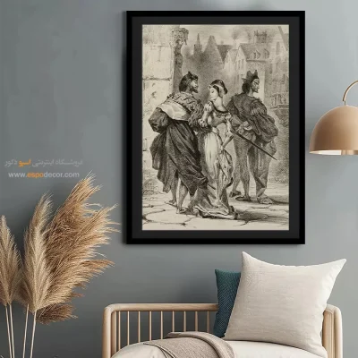 تابلو نقاشی های اوژن دلاکروا - اسپو دکور