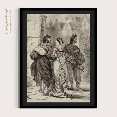 تابلو نقاشی های اوژن دلاکروا - اسپو دکور