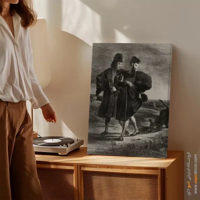 تابلو نقاشی های اوژن دلاکروا - اسپو دکور