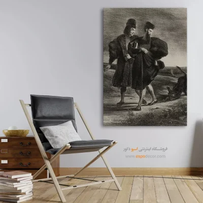 تابلو نقاشی های اوژن دلاکروا - اسپو دکور