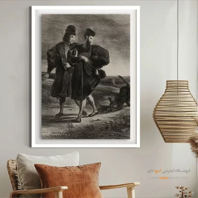 تابلو نقاشی های اوژن دلاکروا - اسپو دکور