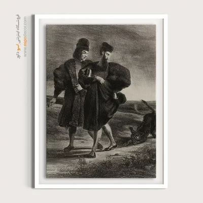 تابلو نقاشی های اوژن دلاکروا - اسپو دکور