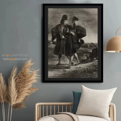 تابلو نقاشی های اوژن دلاکروا - اسپو دکور