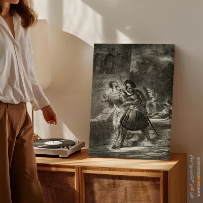 تابلو نقاشی های اوژن دلاکروا - اسپو دکور