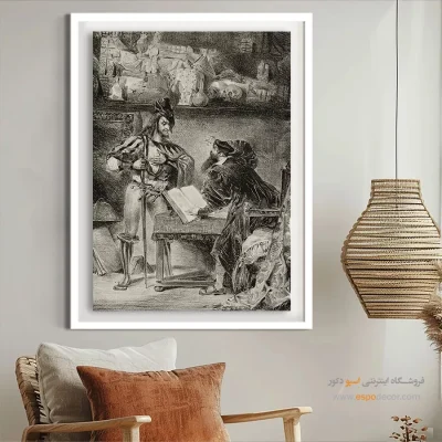 تابلو نقاشی های اوژن دلاکروا - اسپو دکور