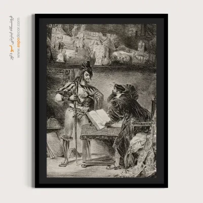 تابلو نقاشی های اوژن دلاکروا - اسپو دکور