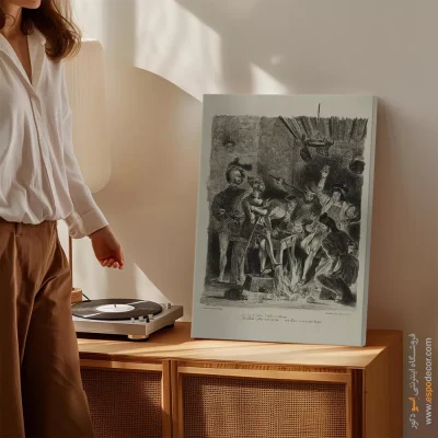 تابلو نقاشی های اوژن دلاکروا - اسپو دکور