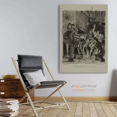 تابلو نقاشی های اوژن دلاکروا - اسپو دکور