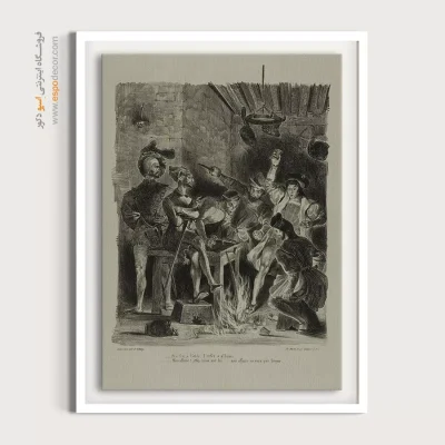 تابلو نقاشی های اوژن دلاکروا - اسپو دکور