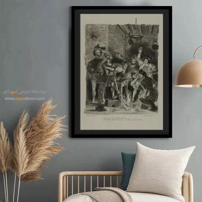 تابلو نقاشی های اوژن دلاکروا - اسپو دکور