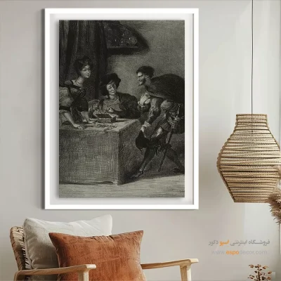 تابلو نقاشی های اوژن دلاکروا - اسپو دکور