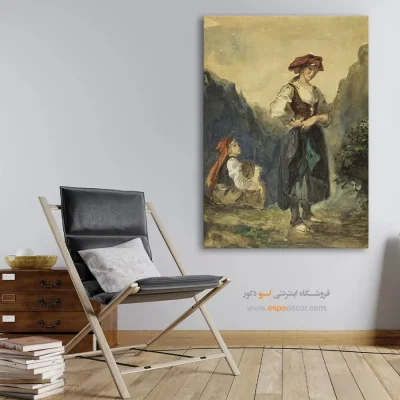 تابلو نقاشی های اوژن دلاکروا - اسپو دکور